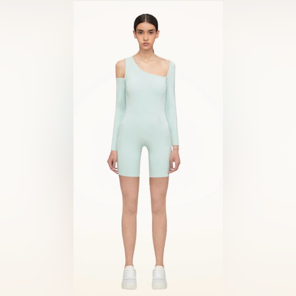 NWT Wolford Warm Jumpsuit - Size 8 in Aqua MSRP $395